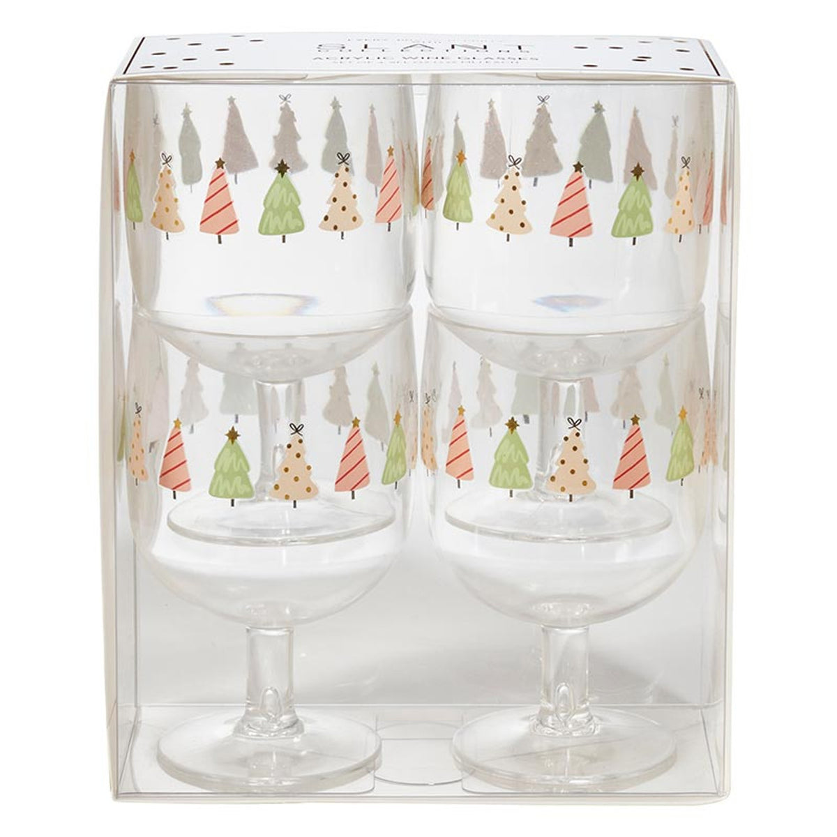 Christmas Wine Glass Set