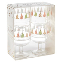 Christmas Wine Glass Set