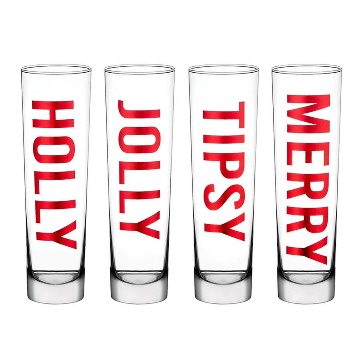 Holiday Champagne Flute Set