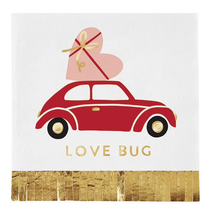 Love Bug Fringe Napkins