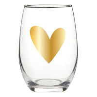 Heart Wine Glass