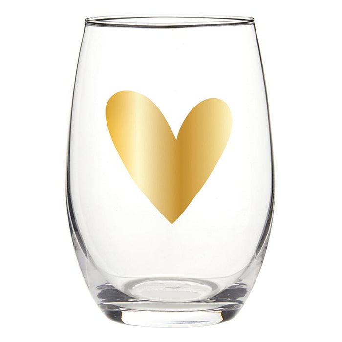 Heart Wine Glass