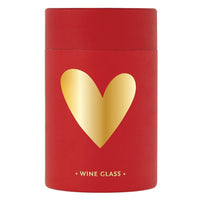 Heart Wine Glass