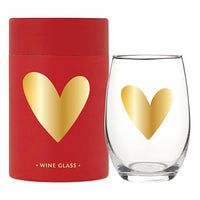 Heart Wine Glass