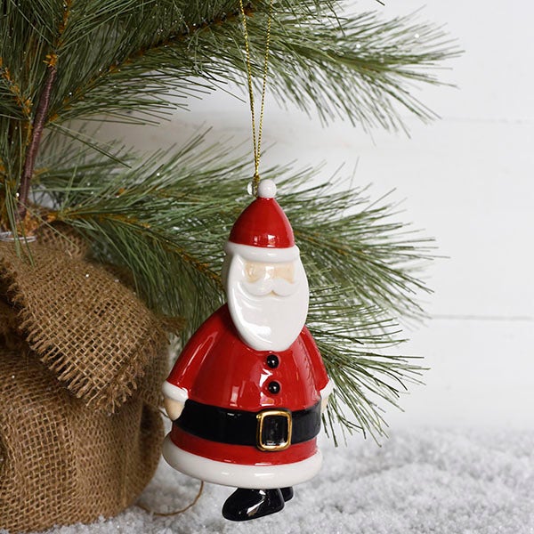 Santa Bell Ornament