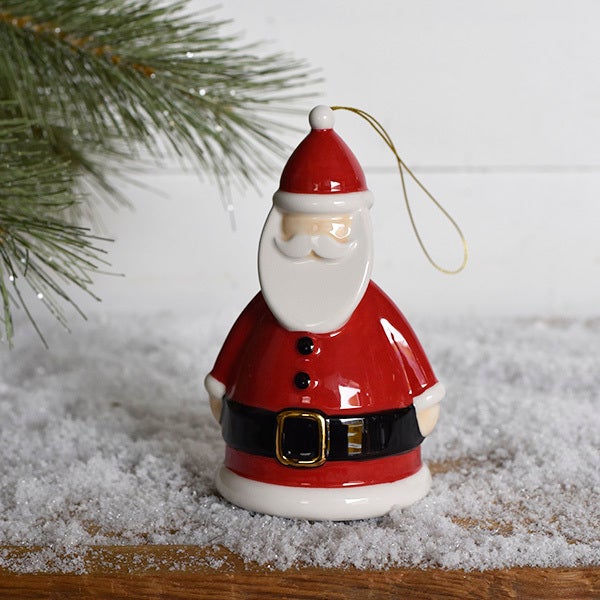 Santa Bell Ornament