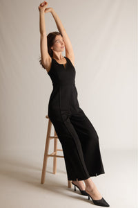 Sweetheart Neckline Jumpsuit