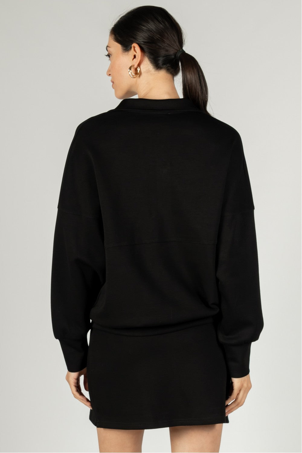 Modal Zip Up Pullover