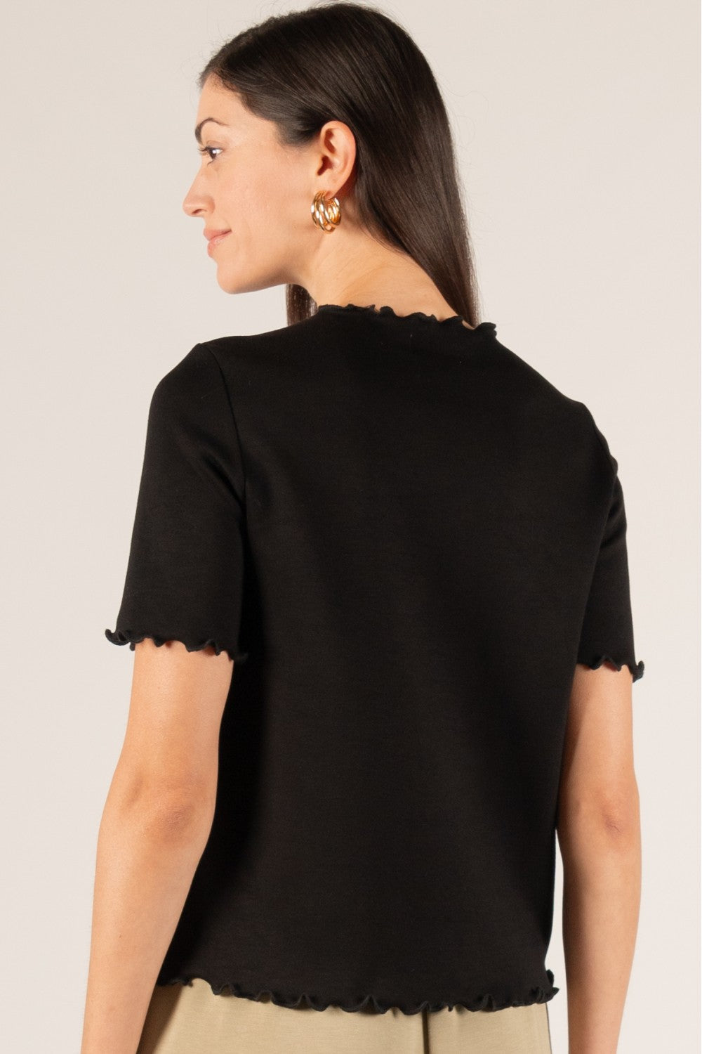 Modal Mock Neck Top