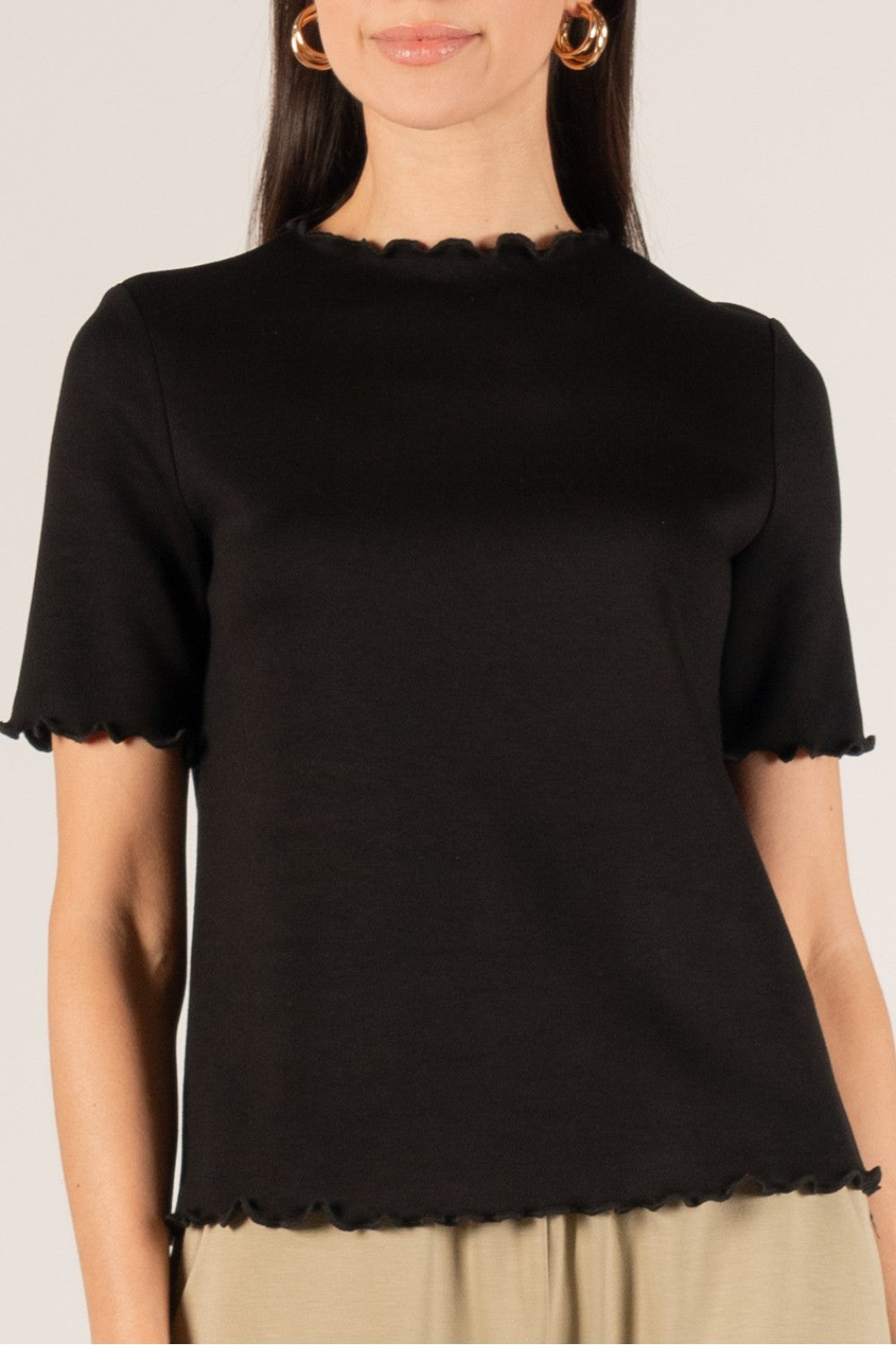 Modal Mock Neck Top