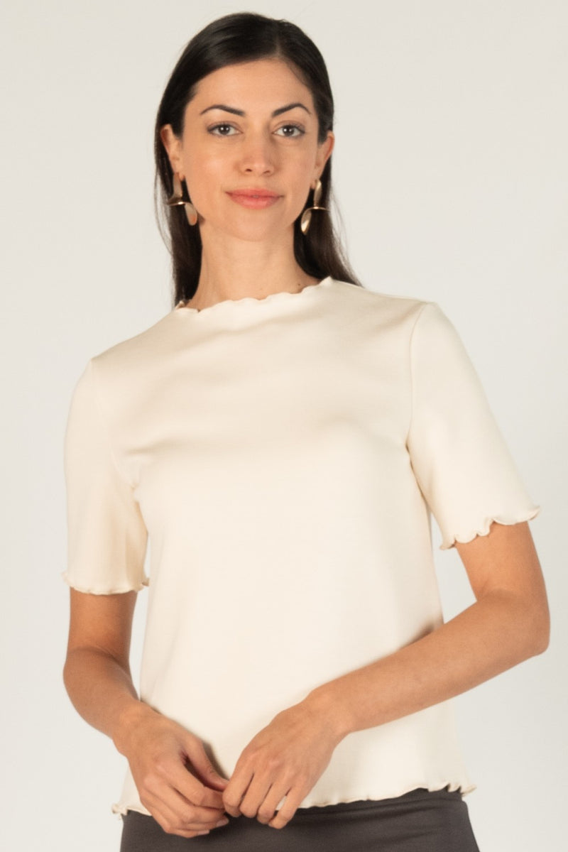 Modal Mock Neck Top