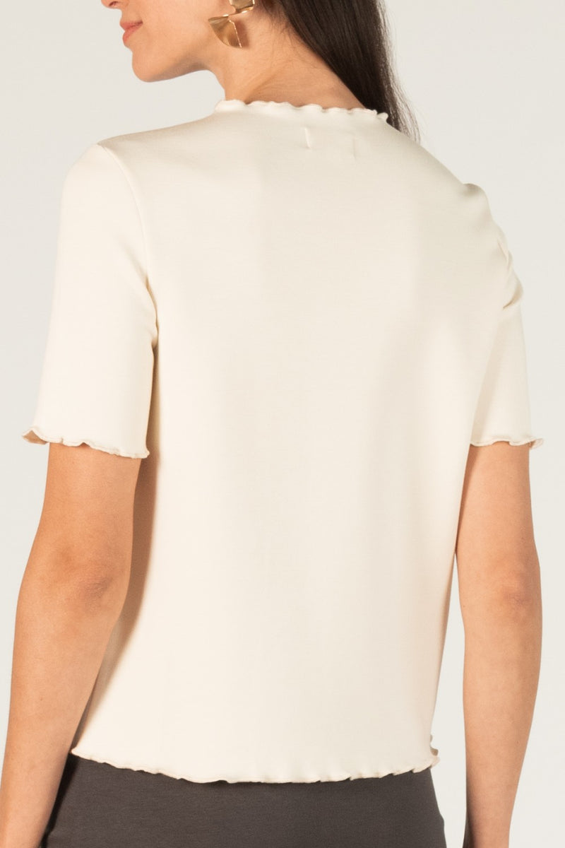 Modal Mock Neck Top