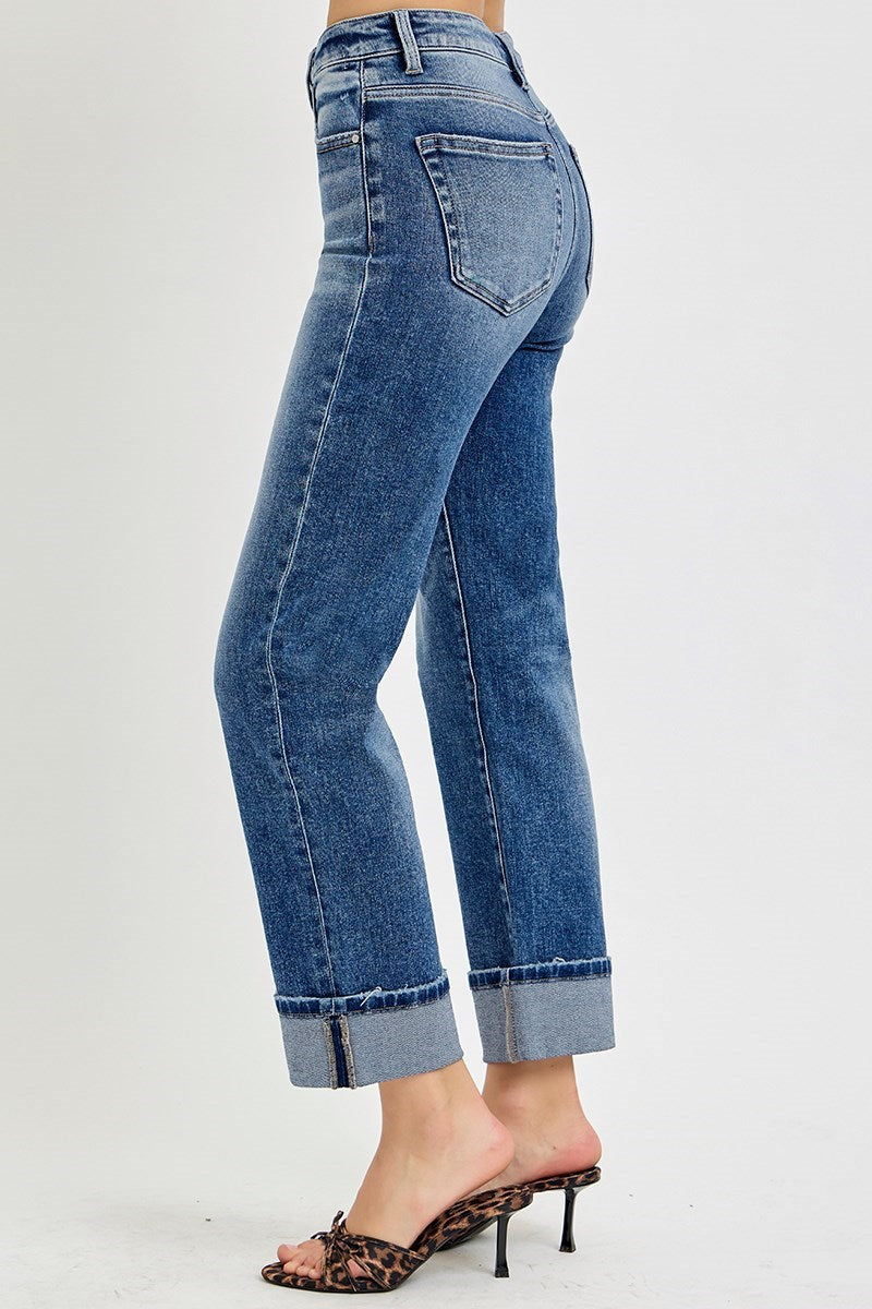 Tummy Control Crop Jeans