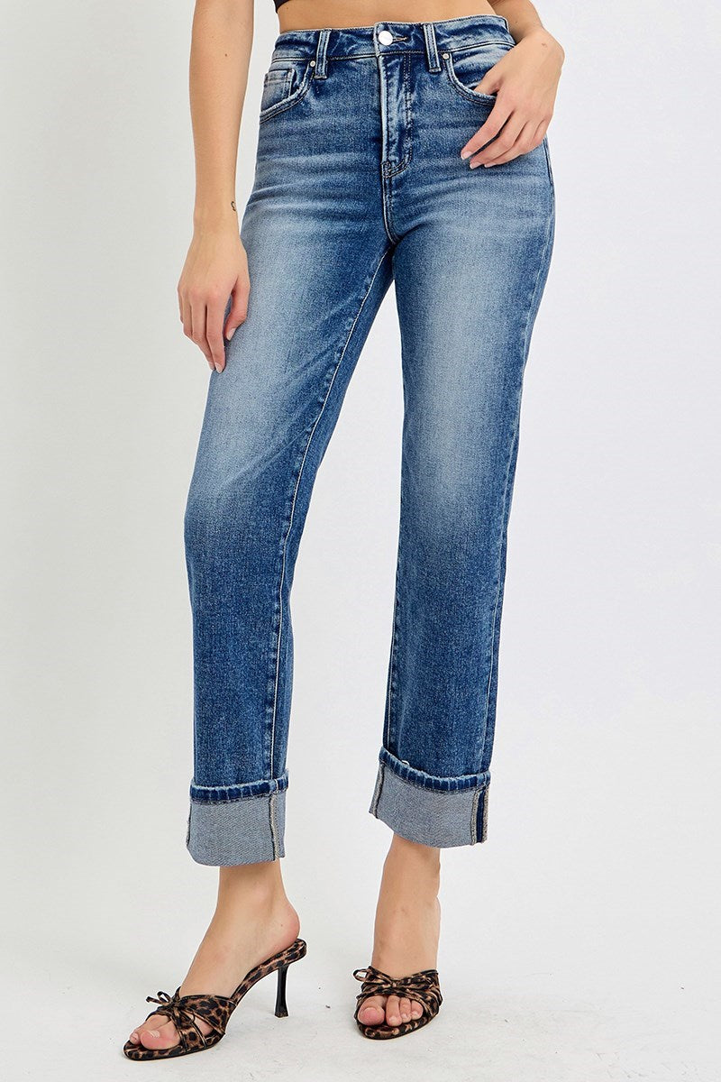 Tummy Control Crop Jeans