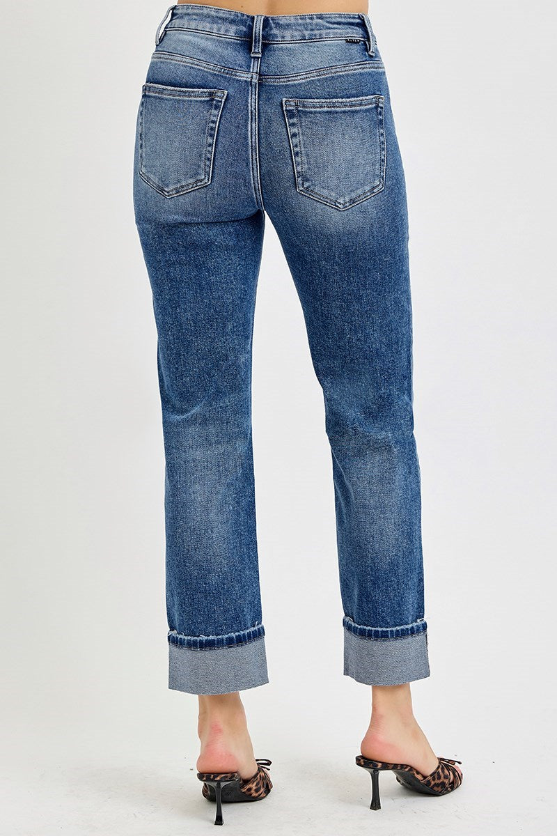 Tummy Control Crop Jeans