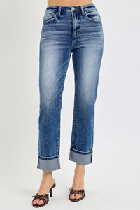 Tummy Control Crop Jeans