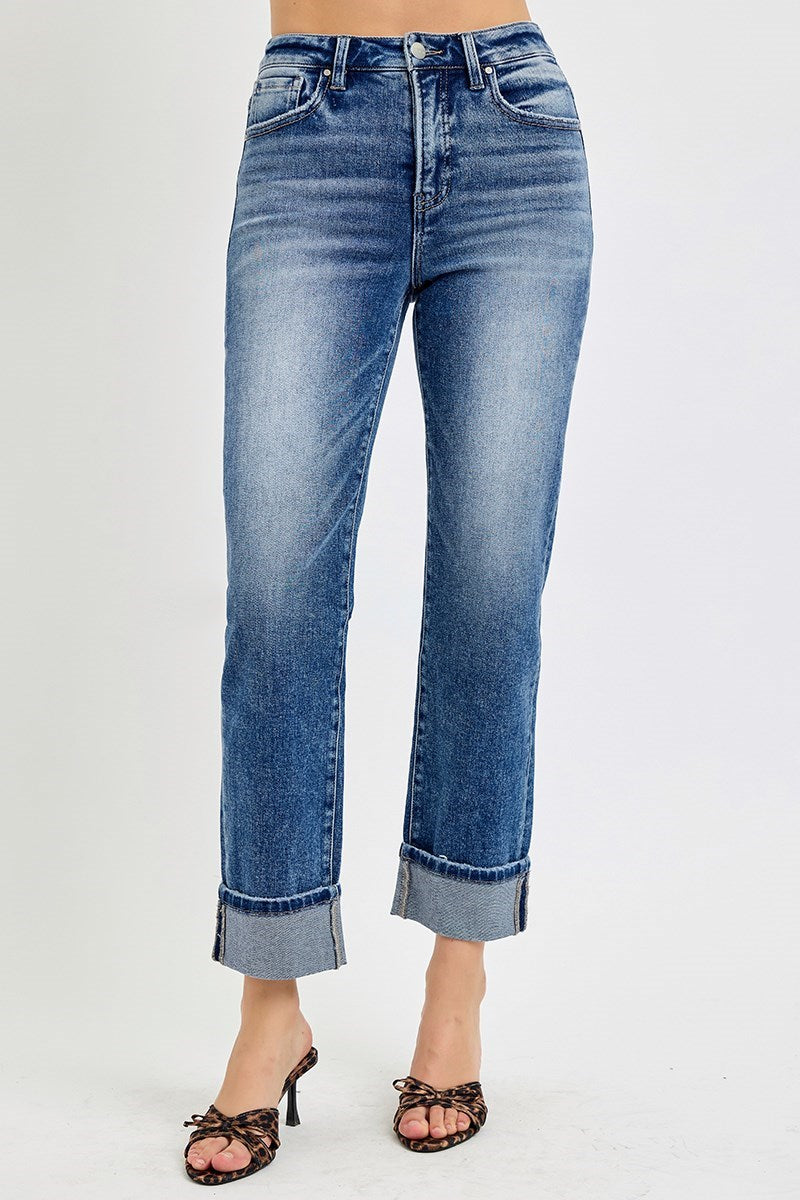 Tummy Control Crop Jeans