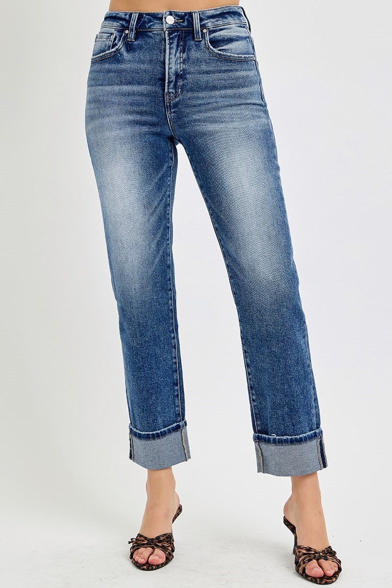 Tummy Control Crop Jeans