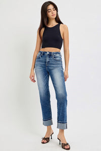 Tummy Control Crop Jeans