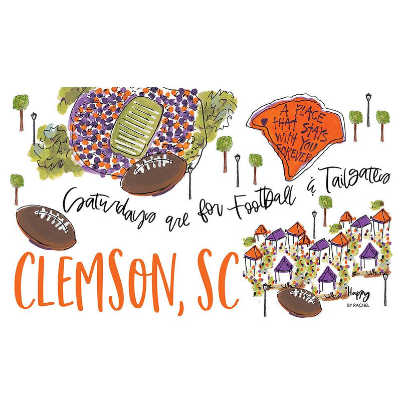 Saturdays in Clemson Mega Mug