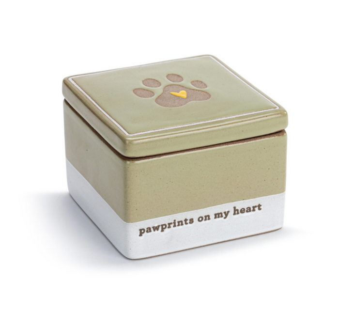 Paw Prints Keepsake Box