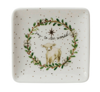 Christmas Stoneware Dish