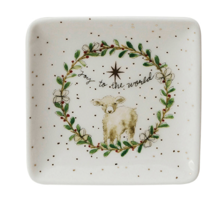 Christmas Stoneware Dish