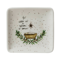 Christmas Stoneware Dish