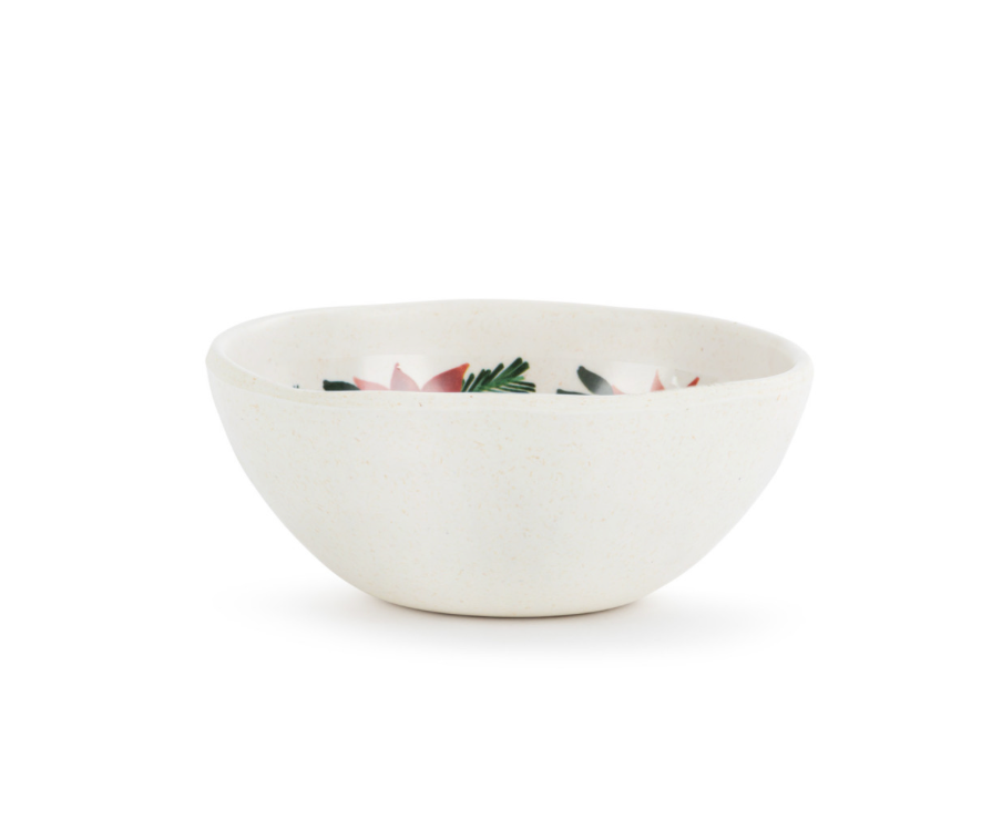 Holly Leaves Dip Bowl