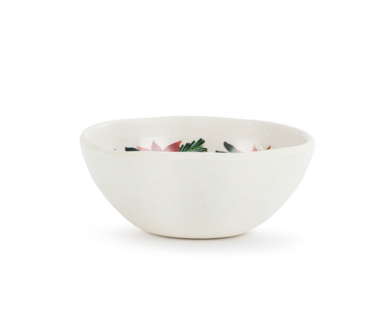 Holly Leaves Dip Bowl