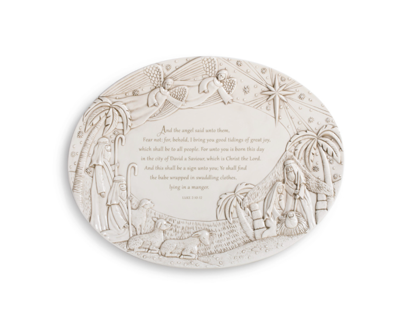 Nativity Serving Platter