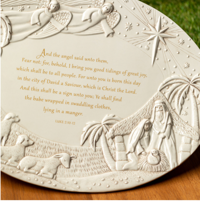 Nativity Serving Platter