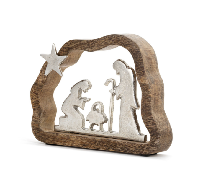 Wood Framed Holy Family