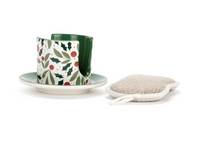 Holiday Soap Dish Sponge Set