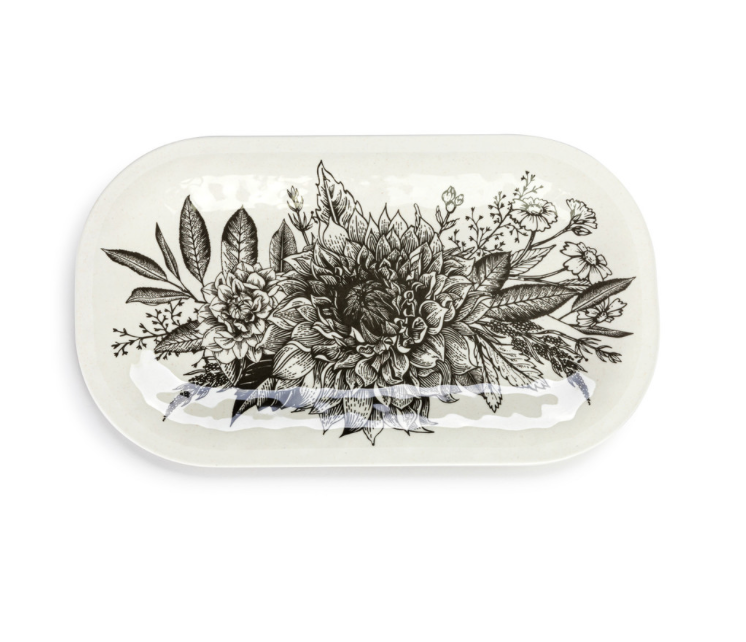 Floral Rectangle Platter