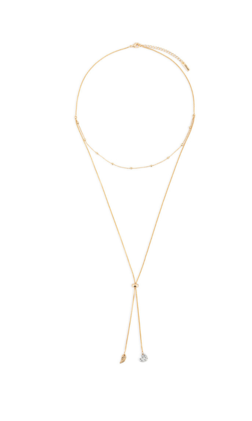 Lariat Charm Necklace