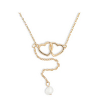 Dainty Double Heart Necklace