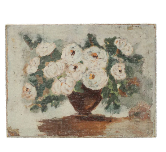 Flowers in Vase Wall Canvas