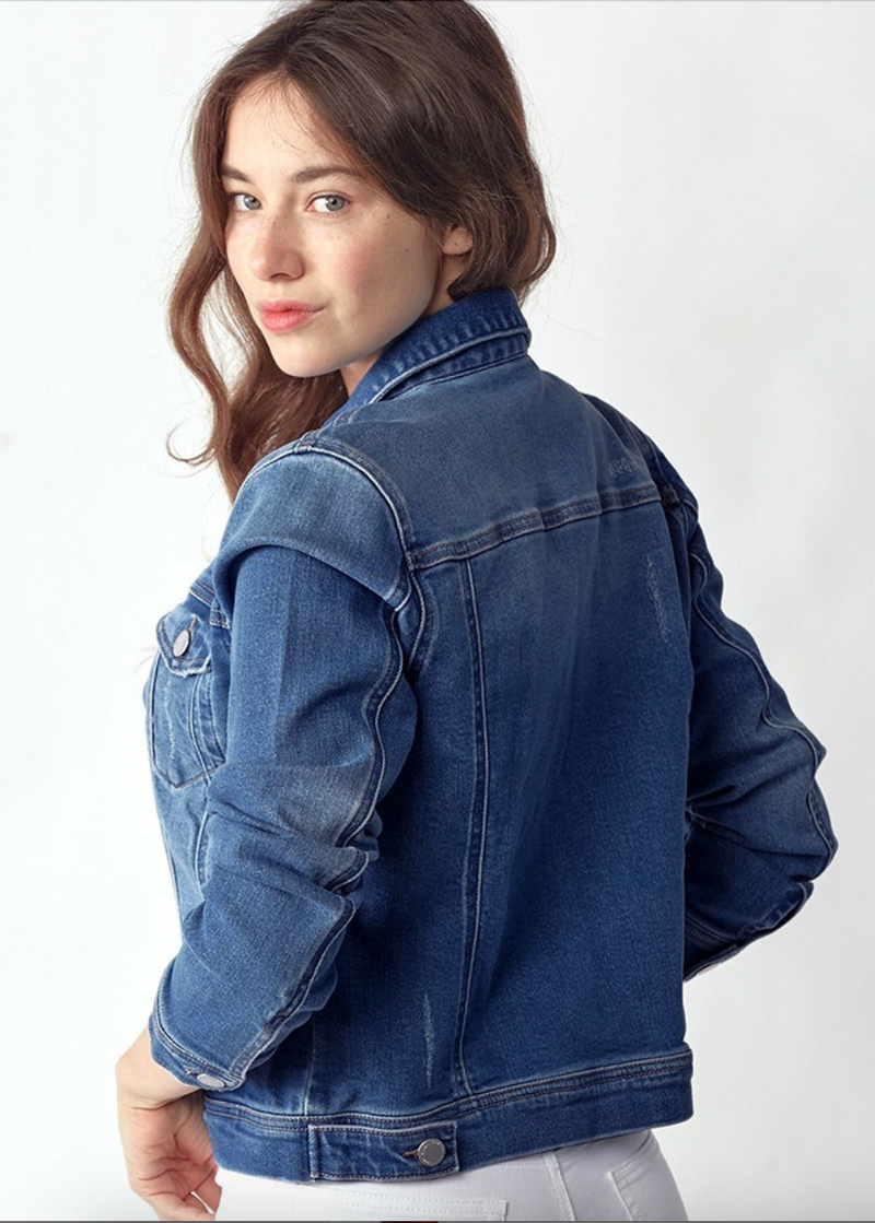 Vintage Washed Denim Jacket