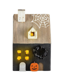 LED Wood Haunted House