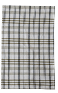 Plaid Stonewashed Tea Towel