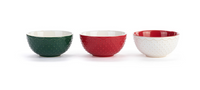 Ceramic Christmas Baking Bowls