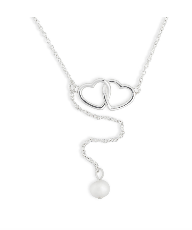 Dainty Double Heart Necklace