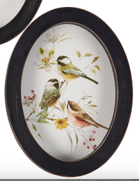 Chickadees Framed Decor