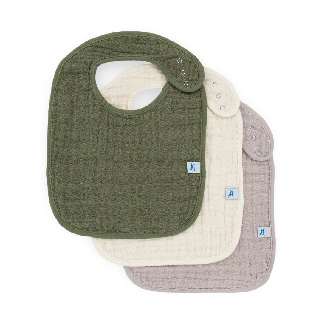 Cotton Muslin Bib Pack