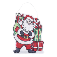 Santa Scarecrow Reversible Burlee