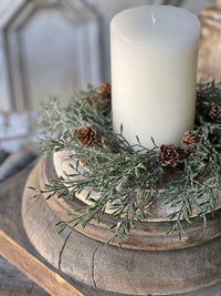 Iced Thimble Candle Ring