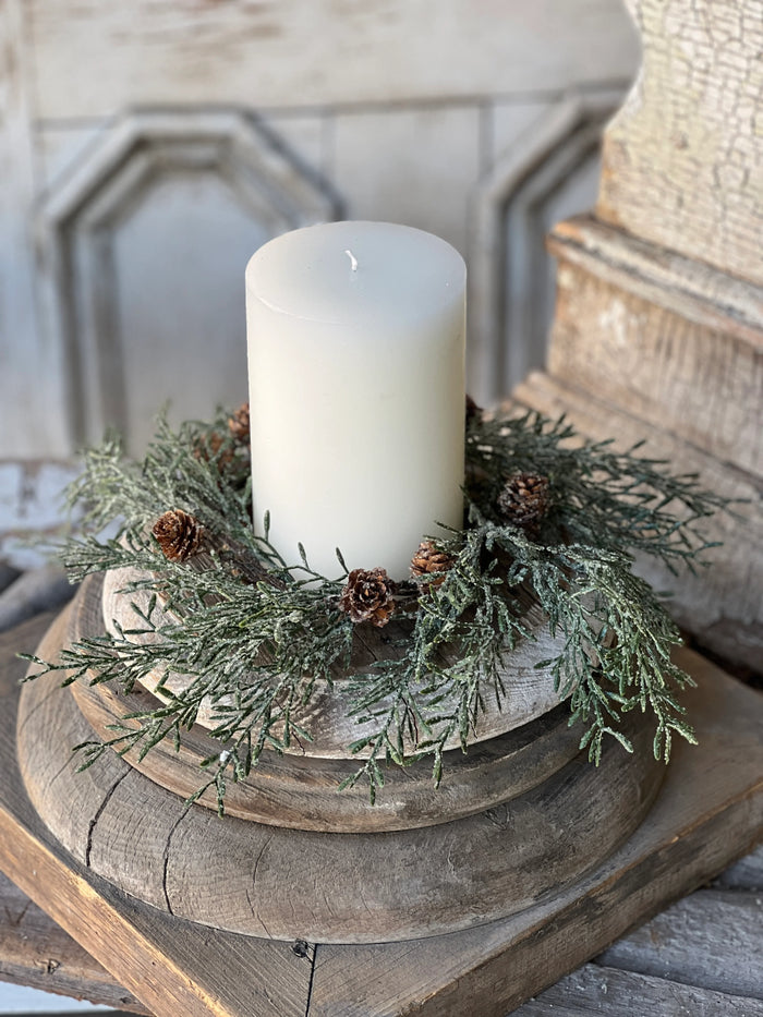 Iced Thimble Candle Ring