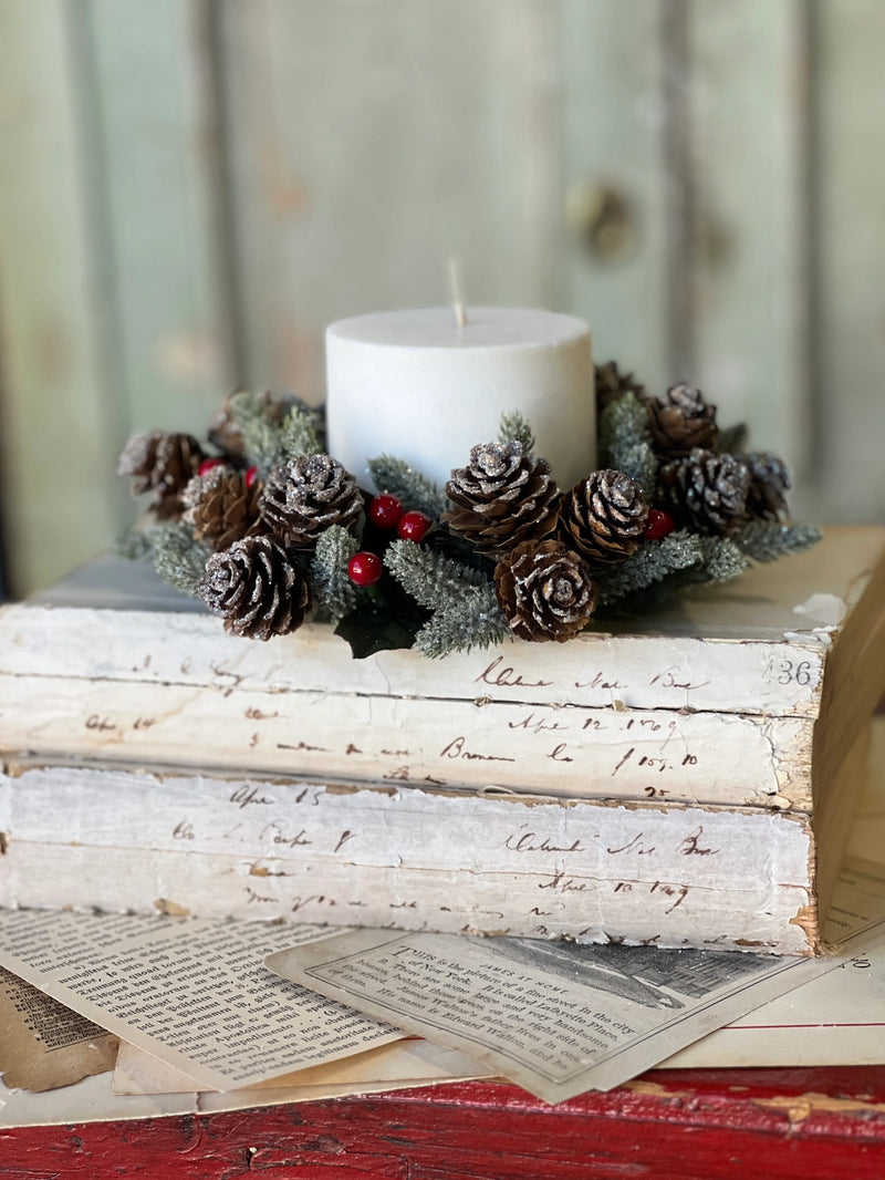 Icy Berries Cone Candle Ring