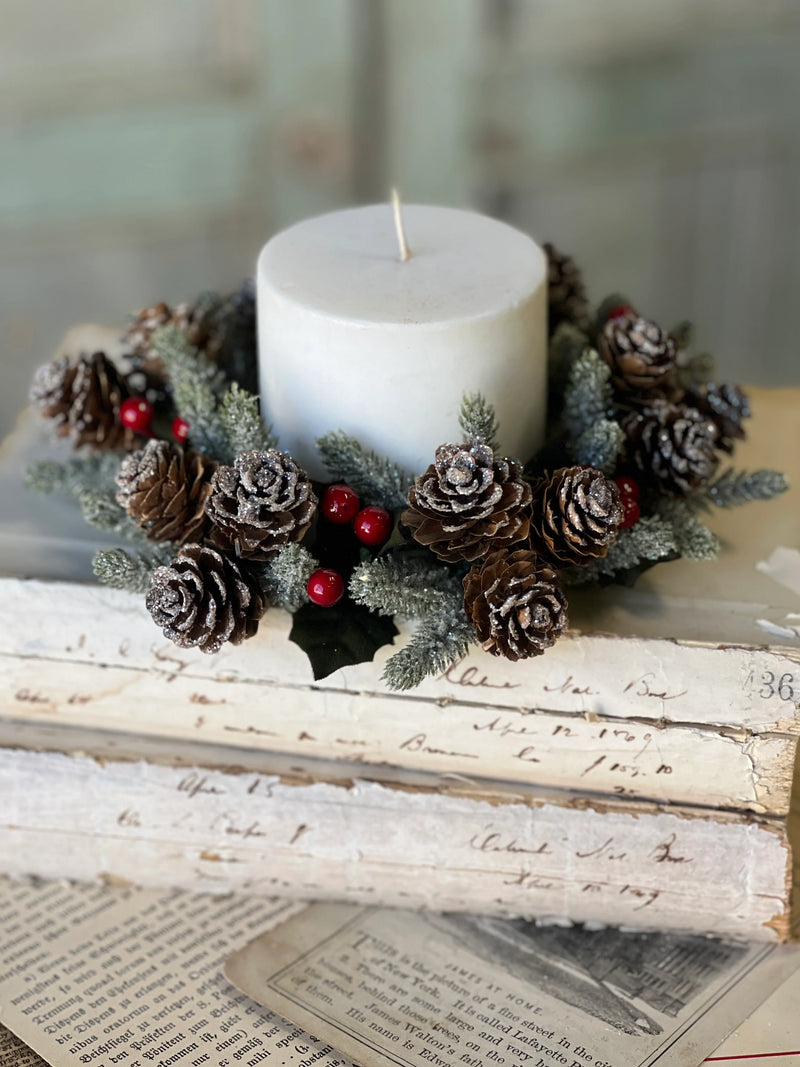 Icy Berries Cone Candle Ring